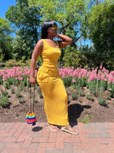 Load image into Gallery viewer, Perfect spring dress (mustard)